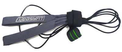 Резиновая петля-эспандер EasyFit D4 1-6 кг серый (резина тренировочная для фитнеса, резинка для подтягиваний, лыжника, пловца, боксера) EFRLE25GY