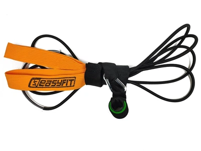 Резиновая петля-эспандер EasyFit D6 4-20 кг оранжевый (резина тренировочная для фитнеса, резинка для подтягиваний, лыжника, пловца, боксера) EFRLE420OR
