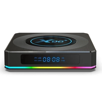 Медіаплеєр X96X4 4/32 GB SmartTV Box 8K Amlogic S905X4 Android 11 Wi-Fi 2.4G/5G
