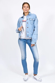 Джинсова куртка Wrangler WESTERN UTILITY Relaxed Fit (W427MC25E) Блакитний M-00