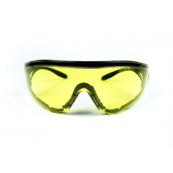 Очки защитные с уплотнителем Global Vision PYTHON (RattleSnake) желтые
