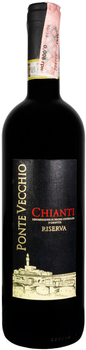 Вино PonteVecchio Chianti Riserva 2015 DOCG червоне сухе 0.75 л 13% (8002373001280)