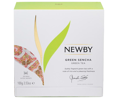 Зелений чай Newby Зелена Сенча в пакетиках 50 шт (320080)