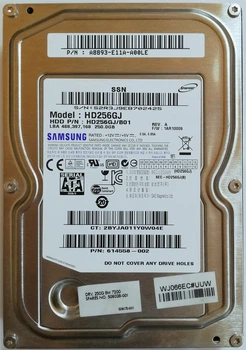 Жесткий диск для компьютера Samsung Spinpoint 250GB 3.5" 16MB 7200rpm 3Gb/s (HD256GJ) SATAII Б/У