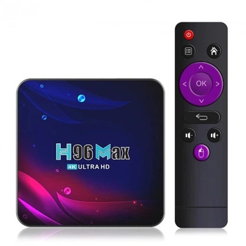 Смарт ТВ приставка Android SmartTV Box 4К H96 MAX V11 RK3328 4/32ГБ