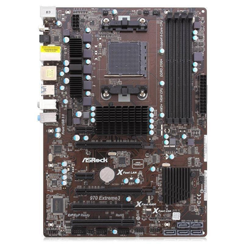 Материнская плата ASRock 970 EXTREME3 125W SLI ( Socket AM3+ / AM3, DDR3, AMD 970, PCI-Ex16 ) Б/У