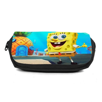 Шкільний пенал Спанч Боб 002 (SpongeBob) органайзер універсальний (SPB-002-blc) чорний