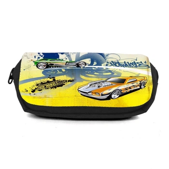 Шкільний пенал Хот Вілс 006 (Hot Wheels) органайзер універсальний (HW-006-blc) чорний