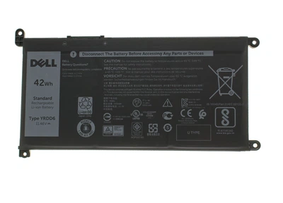 Батарея для ноутбука Батарея для ноутбука Dell Inspiron 15-5585 YRDD6, 42Wh (3500mAh), 3cell, 11.46V, Li-ion, черная,