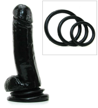 Комплект корсет + страпон Corset Strap-On Set колір чорний розмір Plus size (+13726005011000000)