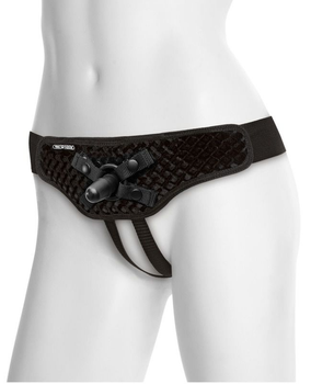 Труси для страпона Vac-U-Lock Crotchless Velvet Harness with Plug (19164000000000000)