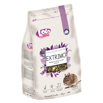 Повседневный корм LoloPets Extrimo для шиншилл 750г (32649)