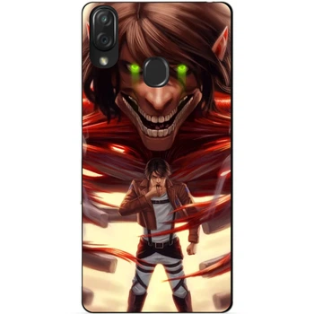 Силиконовый бампер чехол Candy для ZTE Blade V10 Vita с аниме Attack on Titan