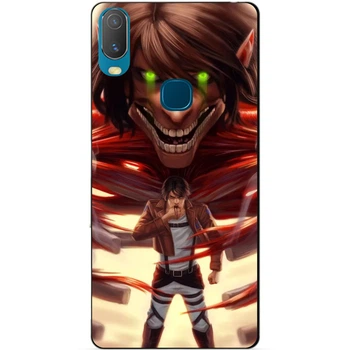 Силиконовый бампер чехол Candy для Vivo Y11 c аниме Attack on Titan