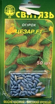 Насіння огірок Цезар F1 (дражоване) 50 насінин СВИТЯЗЬ 10648