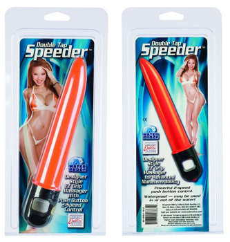 Вібратор Double Tap Speeders колір червоний (14391015000000000)