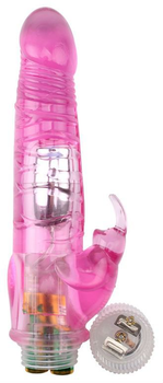Вібратор-кролик Chisa Novelties Jelly Glitters Dual Teaser колір рожевий (20245016000000000)
