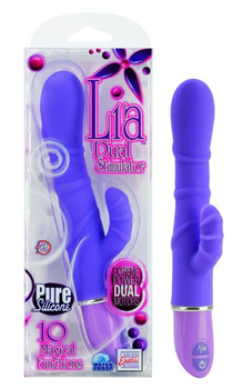 Вибратор California Exotic Novelties Lia Dual Purple цвет фиолетовый (12791017000000000)