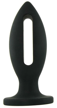 Анальная пробка-тоннель Kink Wet Works Lube Luge Premium Silicone Plug 6 Inch, 15,2 см цвет черный (19877005000000000)