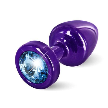 Анальная пробка Diogol Anni Butt Plug Round, 6,1см цвет фиолетовый (17198790000000000)