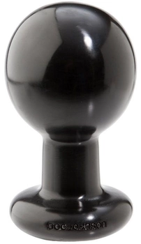 Анальна пробка Doc Johnson Round Butt Plug Large колір чорний (15771005000000000)