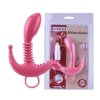 Анально-вагинальный стимулятор Baile G-pot Stimulator цвет розовый (06994016000000000)