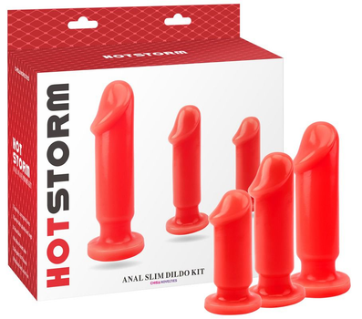 Набор анальных пробок с вибрацией Chisa Novelties Anal Slim Dildo Kit (20760000000000000)