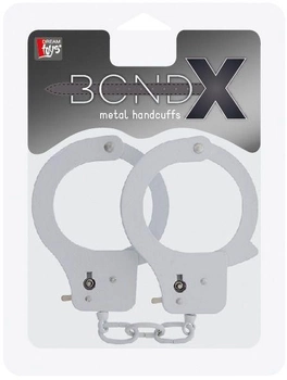 Наручники Bondx Metal Cuffs колір білий (15939004000000000)