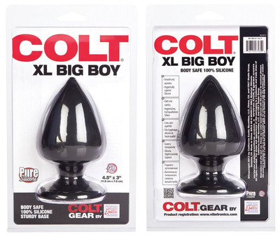 Анальная пробка Colt XL Big Boy цвет черный (15918005000000000)