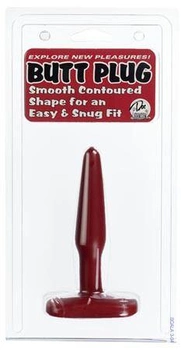 Анальна пробка Butt Plug Red & Slim Small (02608000000000000)