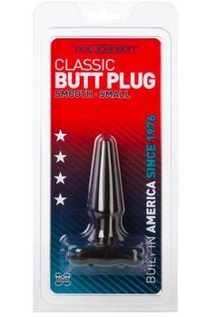 Тонкий анальний стимулятор-пробка Doc Johnson Classic Butt Plug Smooth Small (00465000000000000)