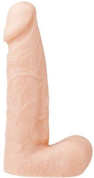 Фалоімітатор Dreamtoys XSkin 6 PVC dong Transparent Pink, 13 см колір тілесний (12633026000000000)