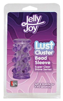 Насадка на пенис Lust Cluster Bead Sleeve цвет фиолетовый (17291017000000000)