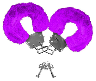 Наручники Neon Luv Touch Neon Furry Cuffs колір фіолетовий (05957017000000000)