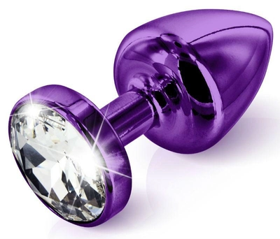 Анальна пробка Diogol Anni Butt Plug Round, 8 см колір фіолетовий (17789017000000000)