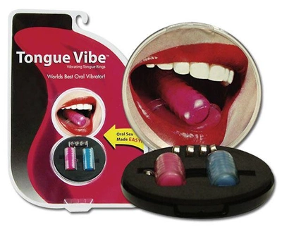 2 мини-вибратора в коробочке tongue vibe (06117000000000000)