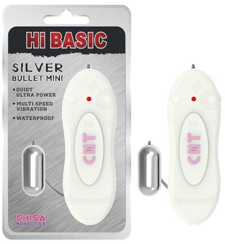 Виброяйцо Chisa Novelties Silver Bullet Mini цвет белый (20490004000000000)