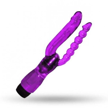 Подвійний вібратор Seven Creation Xcel Double Penetrating Vibrator колір фіолетовий (10296017000000000)