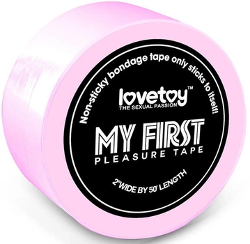 Бондажная стрічка My First Pleasure Tape колір світло-рожевий (18985458000000000)