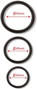 Набор эрекционных колец Cock&Ball Rings (16238000000000000)