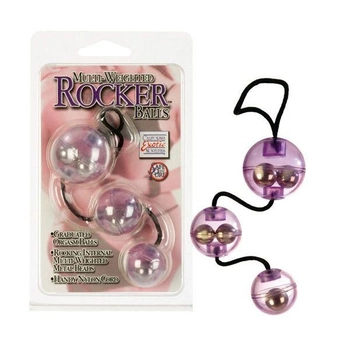 Вагінальні кульки Multi-Weighted Rocker Balls колір фіолетовий (10808017000000000)