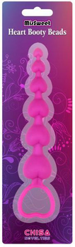 Анальний ланцюжок Chisa Novelties Heart Booty Beads колір рожевий (20021016000000000)