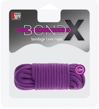 Бондажная мотузка Bondx Love Rope колір фіолетовий (15938017000000000)