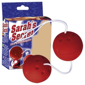Вагінальні кульки Sarahs Secret колір червоний (05695015000000000)