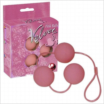 Вагинальные шарики Velvet Pink Balls (05292000000000000)