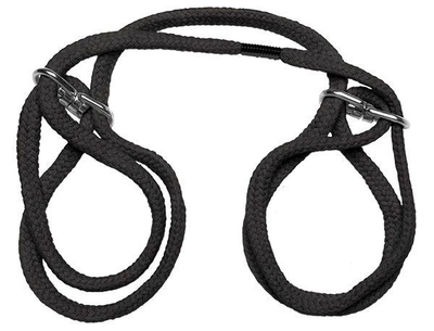 Бондаж для рук Doc Johnson Japanese Style Bondage Wrist or Ankle Cuffs колір чорний (21902005000000000)
