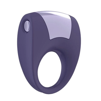 Эрекционное кольцо в виде перстня с вибрацией OVO B8 цвет фиолетовый (12394017000000000)