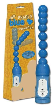 Анальный вибратор Blue Pearls Superflex (05462000000000000)