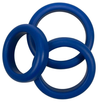 Набор эрекционных колец Blue Mate Cockring Set (17505000000000000)