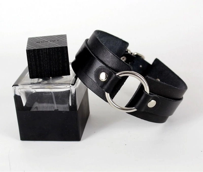 Кожаный чокер с кольцом Scappa размер L (21571000010000000)